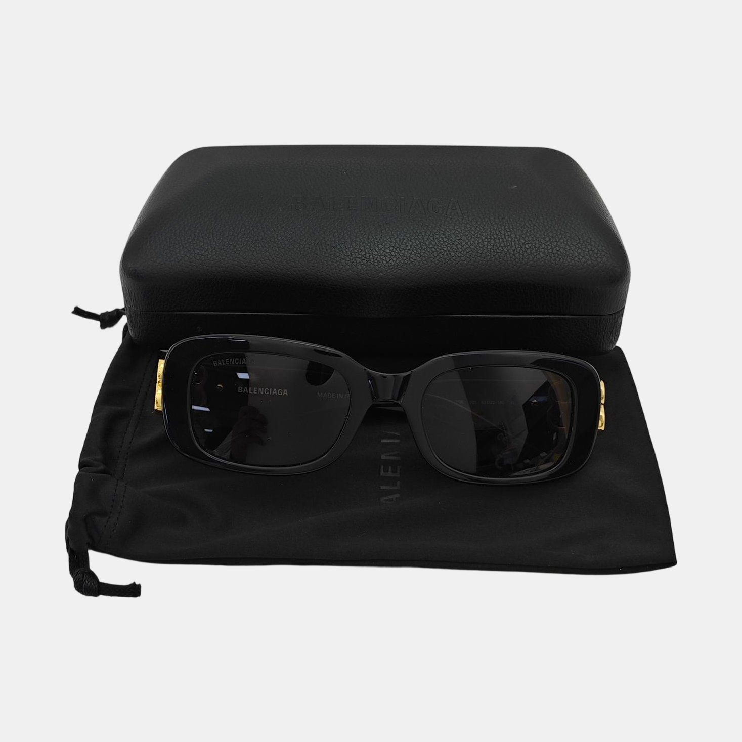 Synthetic Sunglasses Black