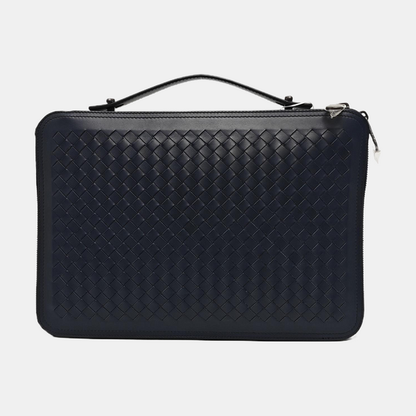 Calfskin Shoulder Bag Blue