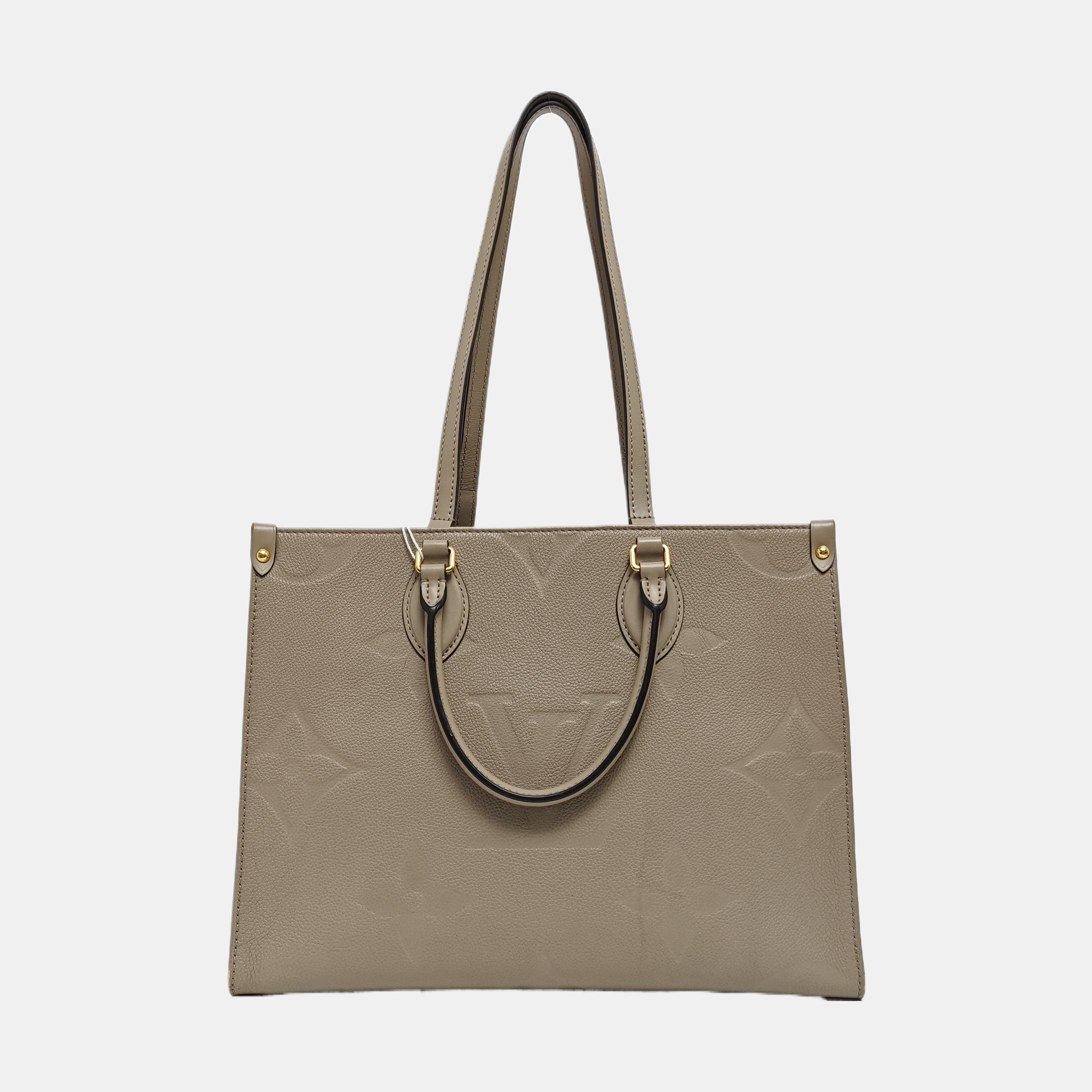 ONTHEGO MM Monogram Calfskin Gray