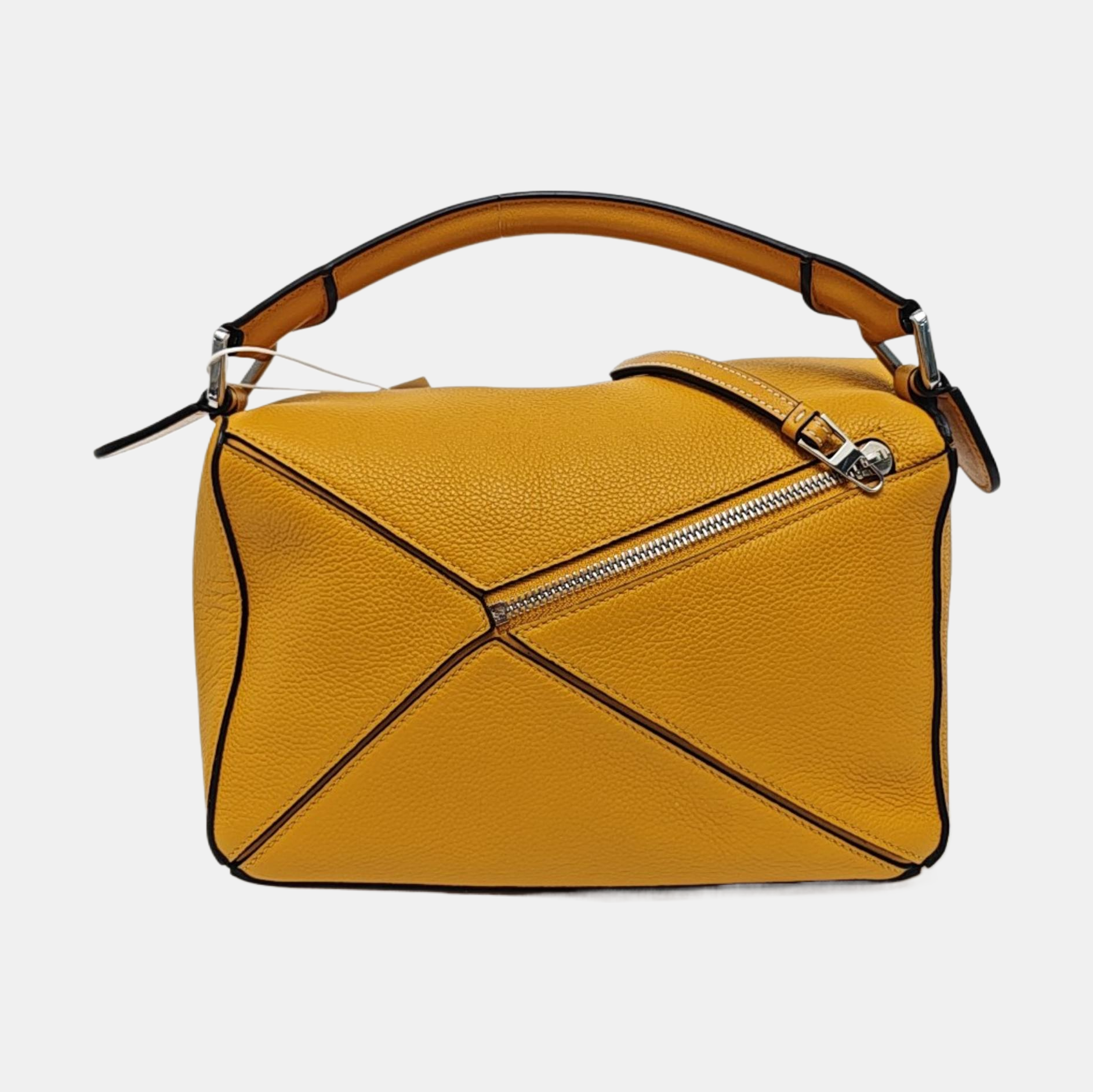 Puzzle Small Calfskin Yellow
