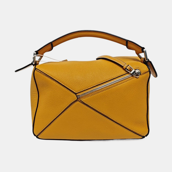 Puzzle Small Calfskin Yellow