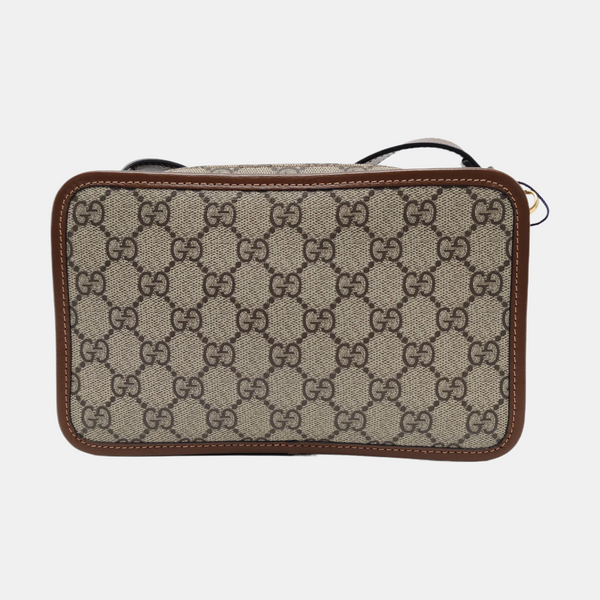 Bree Monogram Coated Canvas Beige