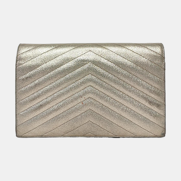 MONOGRAM Medium Chevron Calfskin Beige