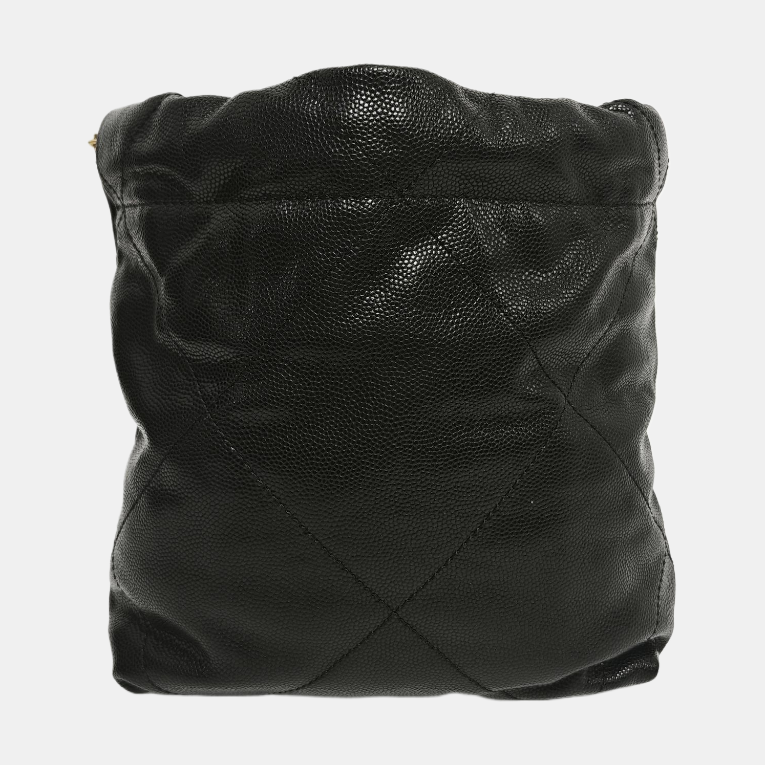 CHANEL 22 Mini Quilted Grained Calfskin Black