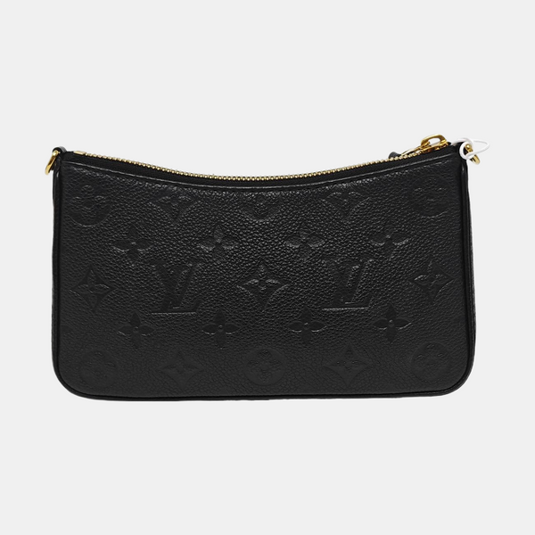 EASY POUCH ON STRAP Monogram Calfskin Black