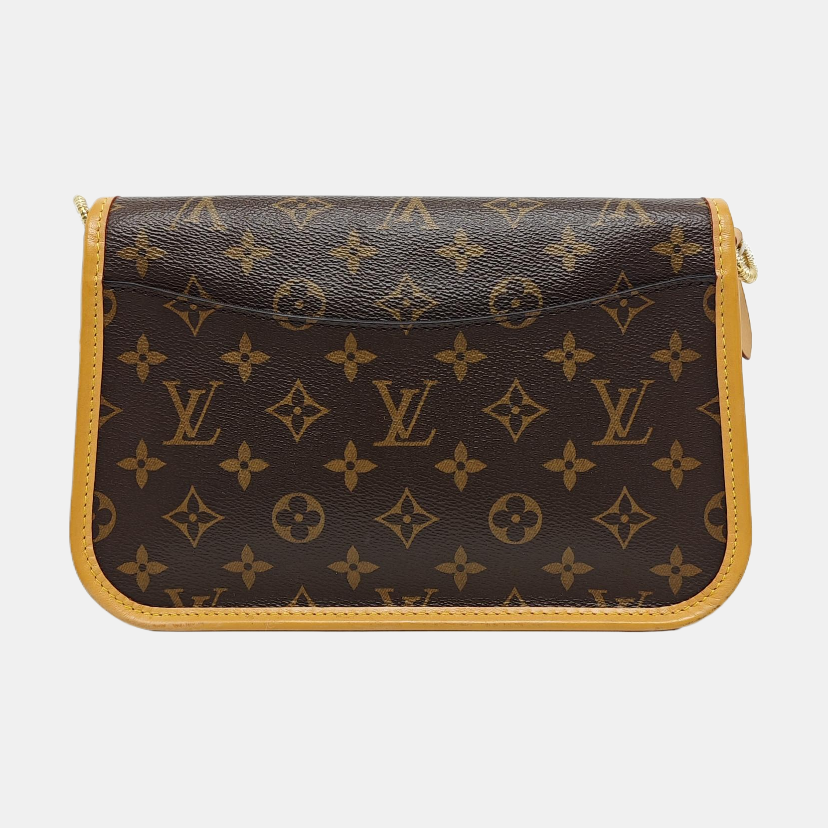 DIANE Monogram Coated Canvas Brown