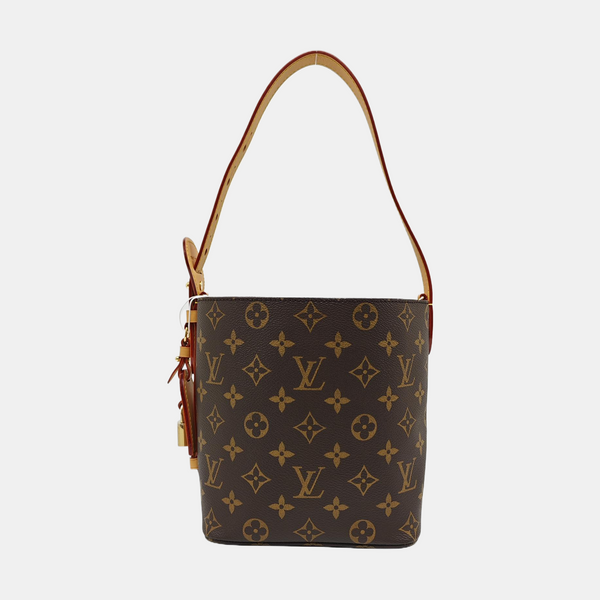 ALL IN Monogram Coated Canvas Brown