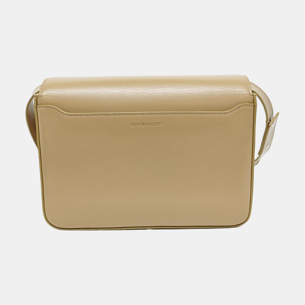 Calfskin Shoulder Bag Medium Beige