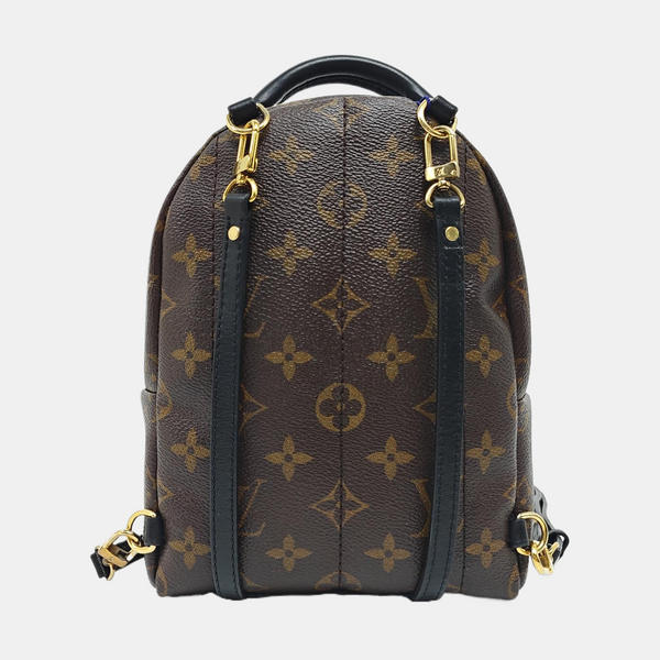 PALM SPRINGS Mini Monogram Coated Canvas Brown