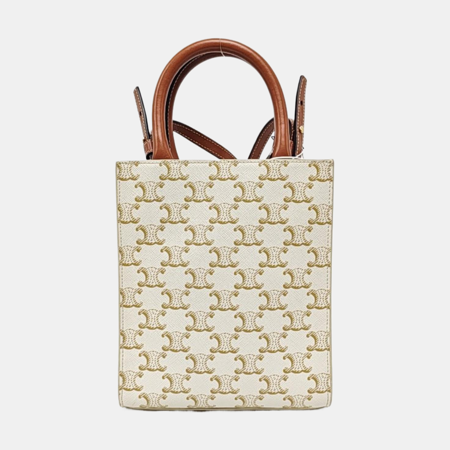 CABAS CELINE Mini Coated Canvas White