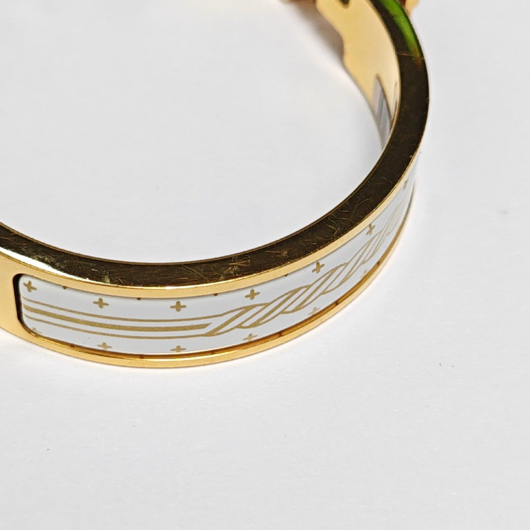 Clic H Metal Gold Bangle