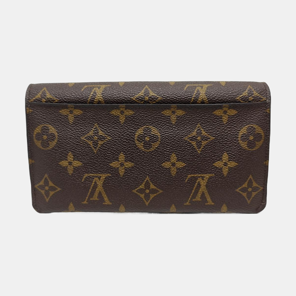 JEANNE Monogram Coated Canvas Brown Wallet
