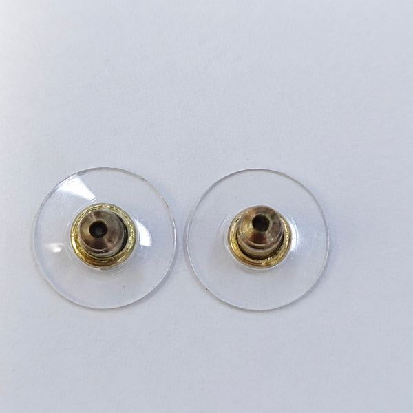 Metal Gold Stud Earrings