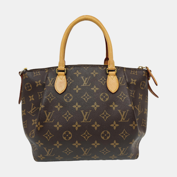 TURENNE Monogram Coated Canvas Brown
