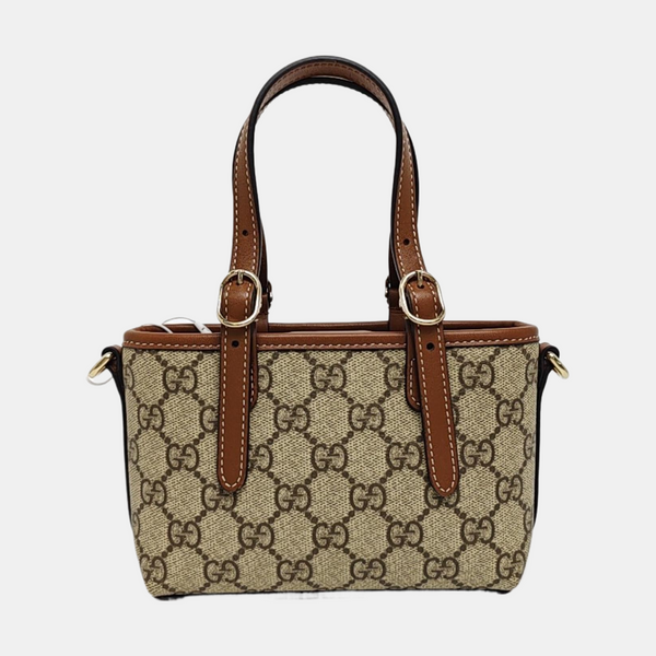 Monogram Coated Canvas Shoulder Bag Beige