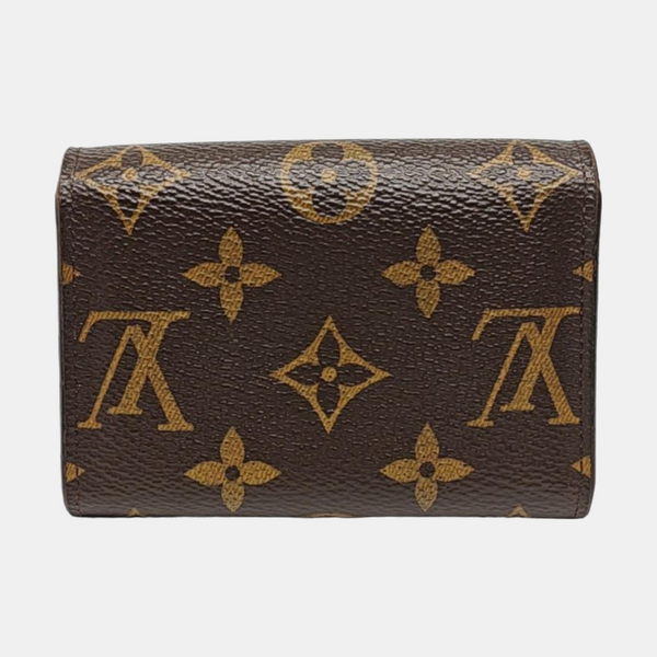 ROSALIE Monogram Coated Canvas Brown Card Holder