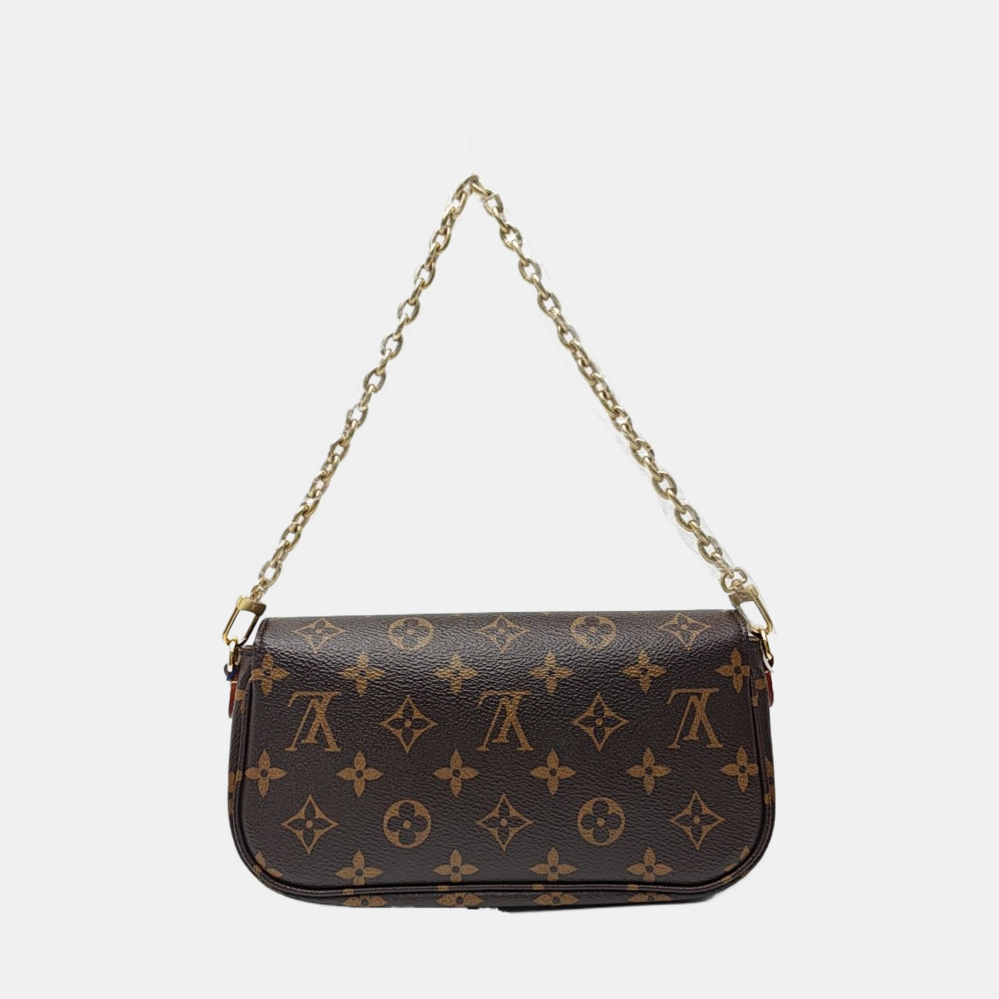 IVY Monogram Coated Canvas Brown
