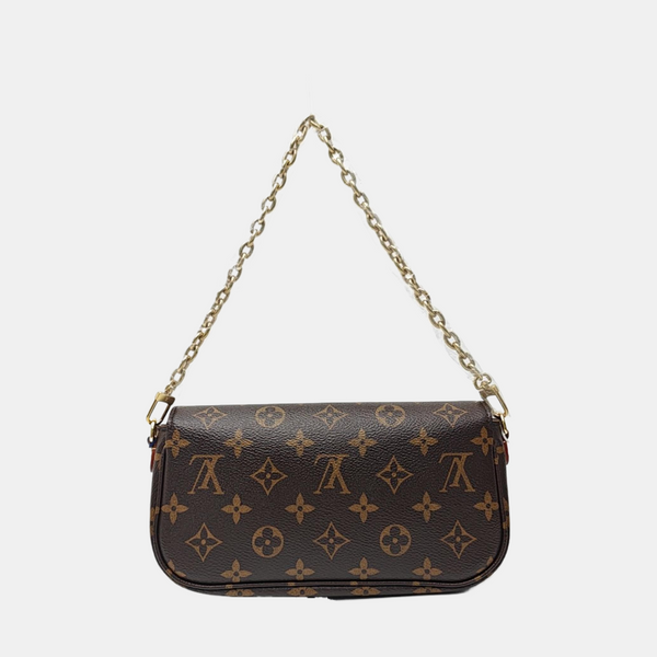 IVY Monogram Coated Canvas Brown