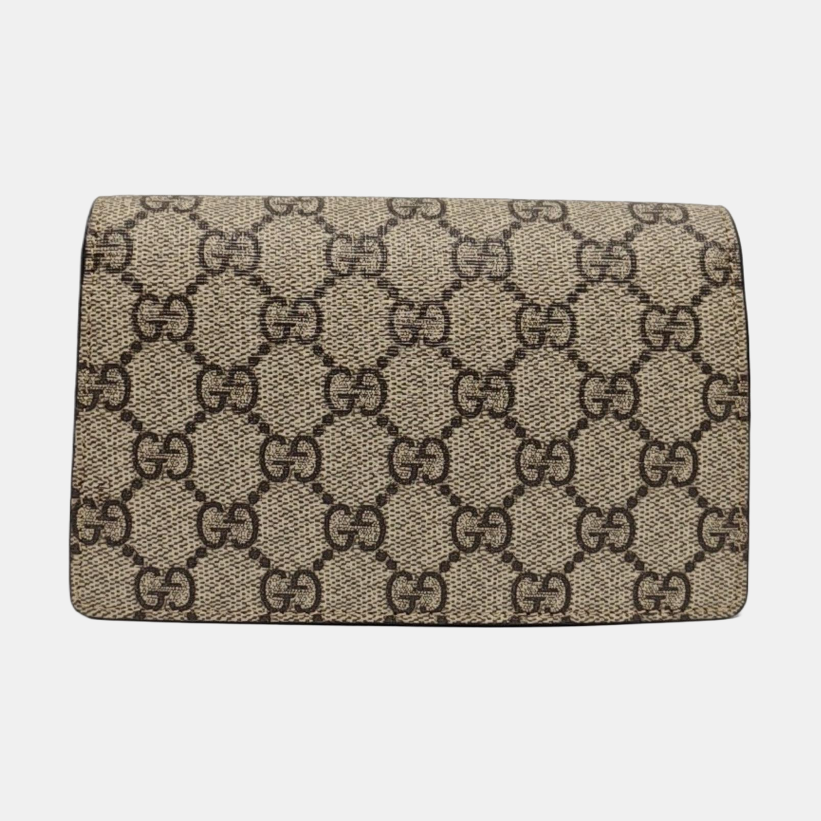 Dionysus Super Mini Monogram Coated Canvas Beige