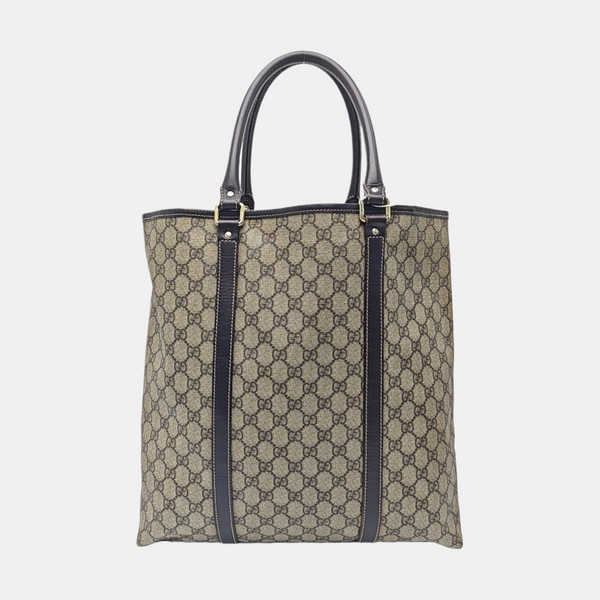 Monogram Coated Canvas Tote Bag Beige
