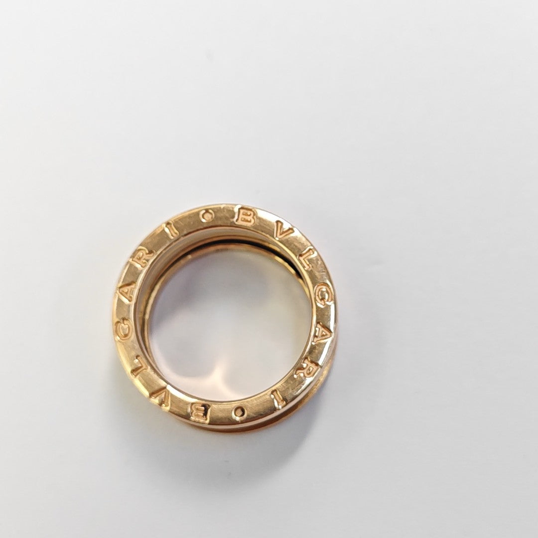 B.ZERO1 18k Rose Gold Ring EU 52