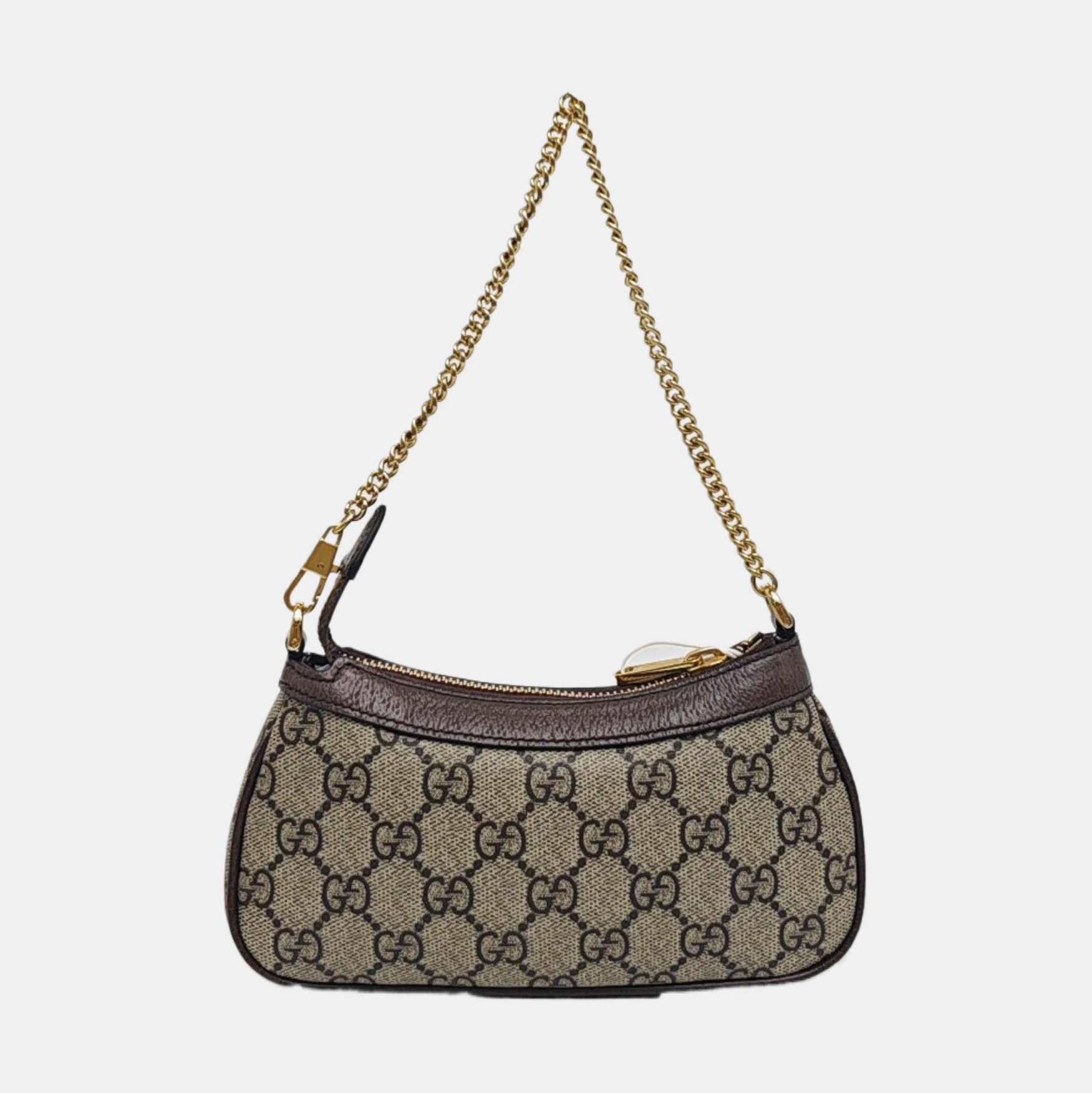Ophidia Mini Monogram Coated Canvas Beige