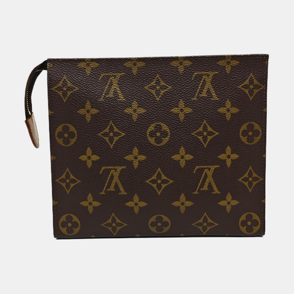 TOILET POCKET Monogram Coated Canvas Brown