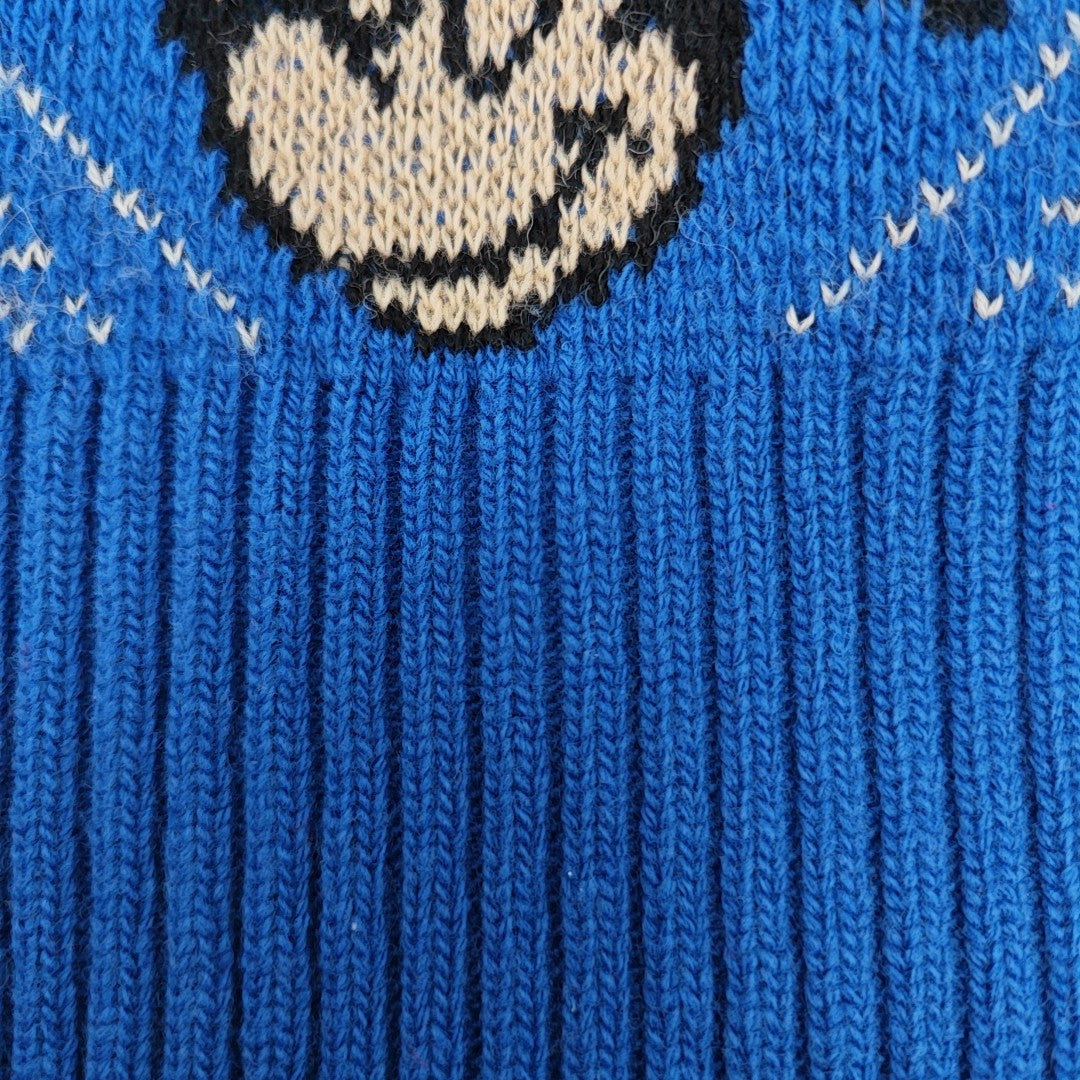 Wool Scarf Blue