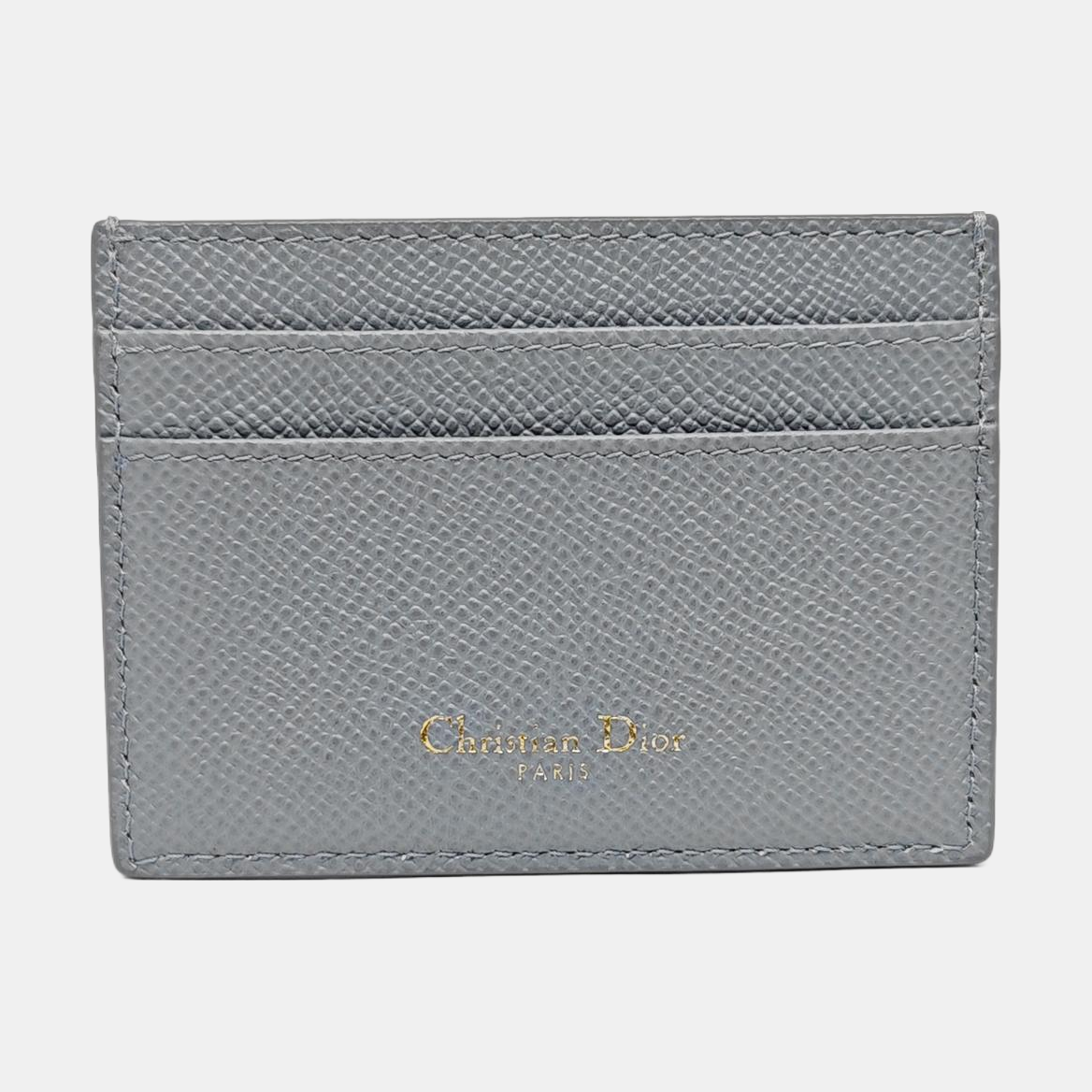 30 Montaigne Calfskin Gray Card Holder