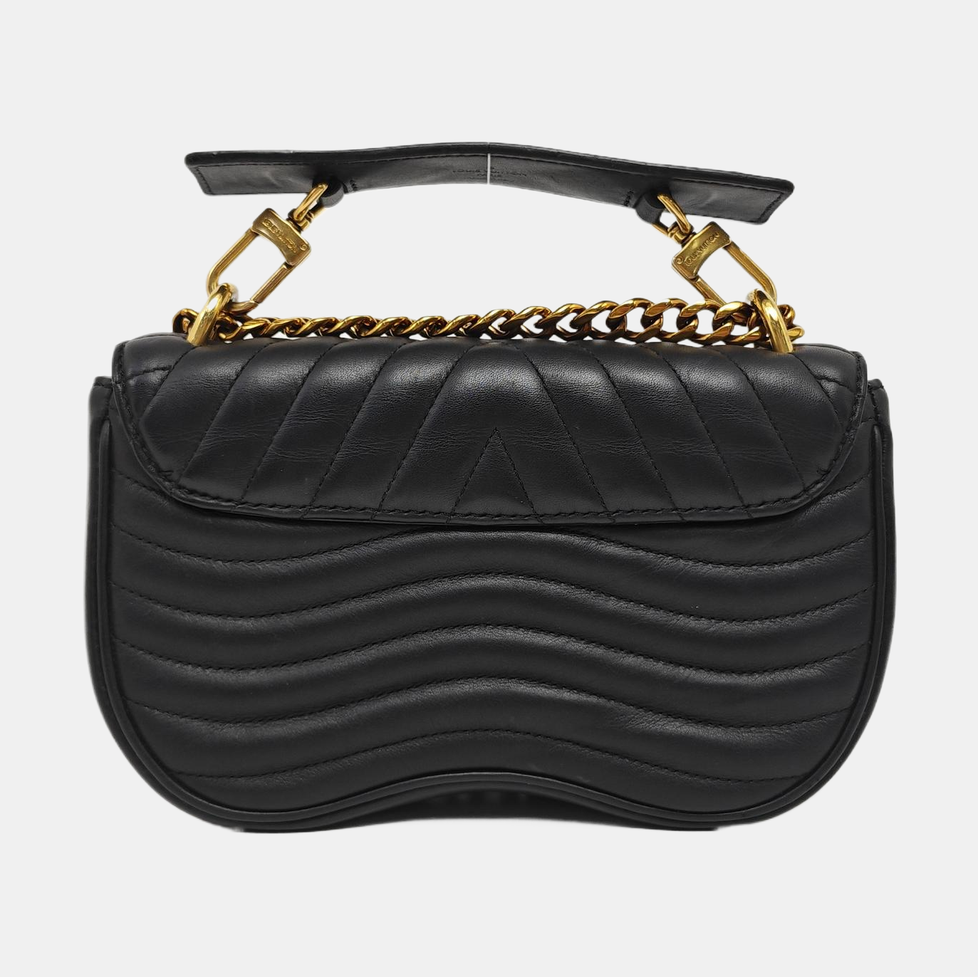 NEW WAVE PM Quilted Calfskin Black