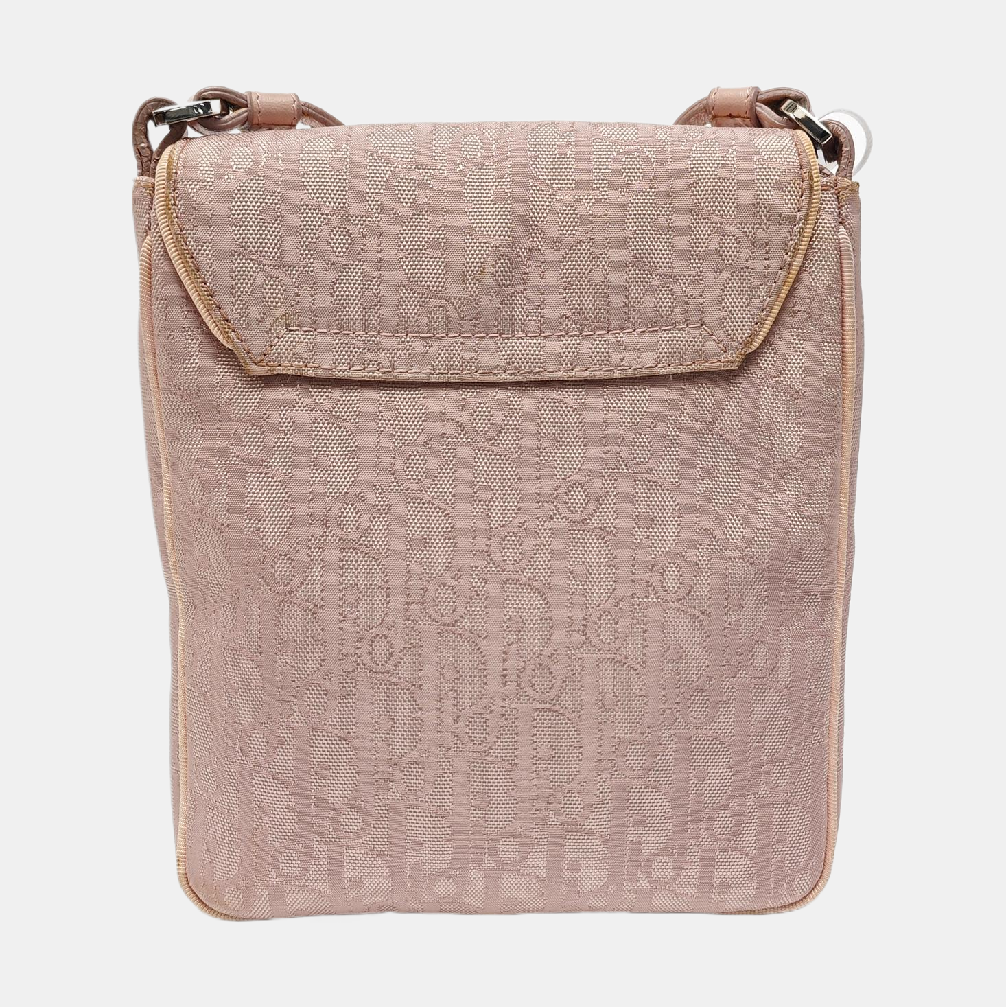 Fabric Crossbody Bag Pink