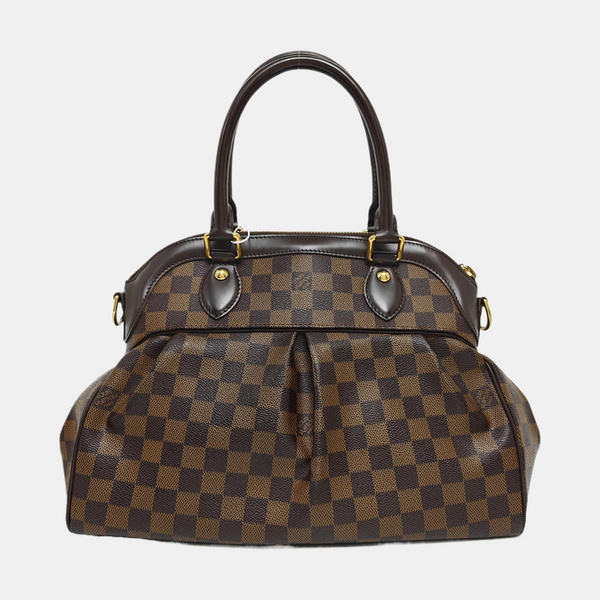 TREVI PM Damier Ebene Coated Canvas Brown