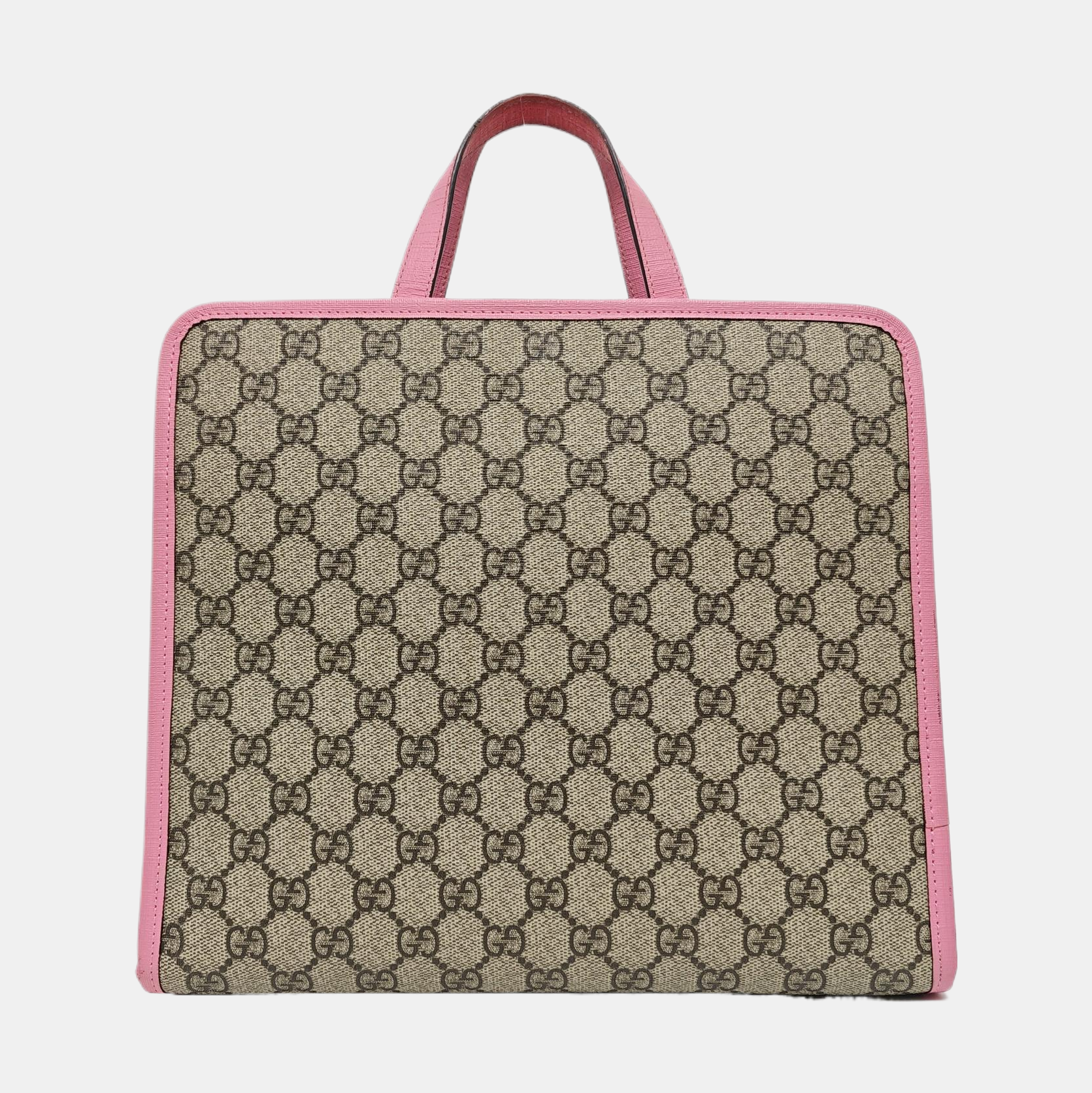Children’s GG Bucket Monogram Coated Canvas Beige