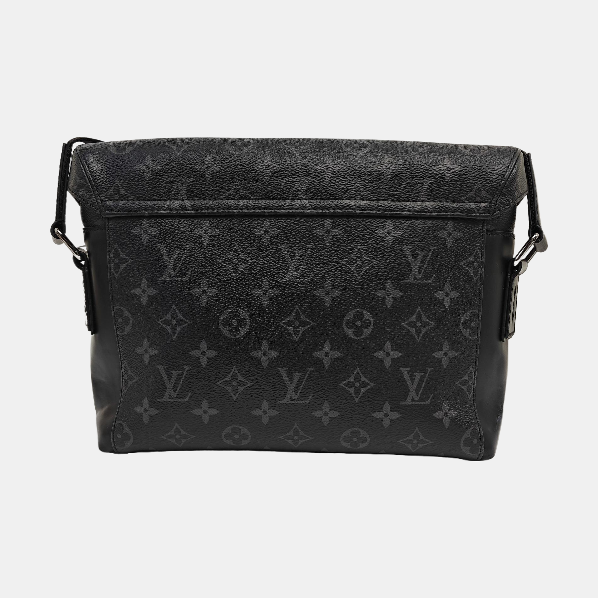 VOYAGER PM Monogram Coated Canvas Black