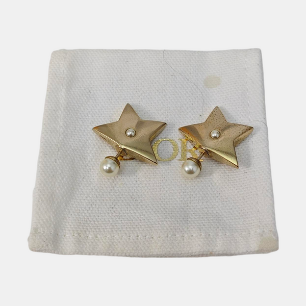 Metal Gold Stud Earrings