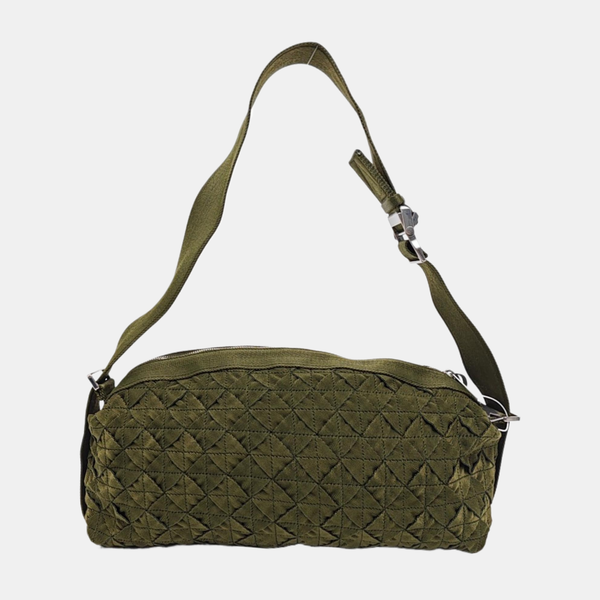 Fabric Shoulder Bag Green