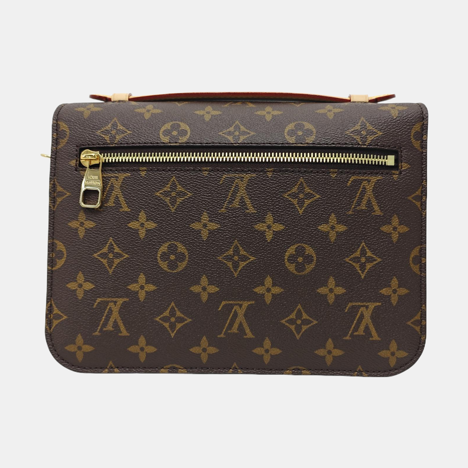 MÉTIS MM Monogram Coated Canvas Brown