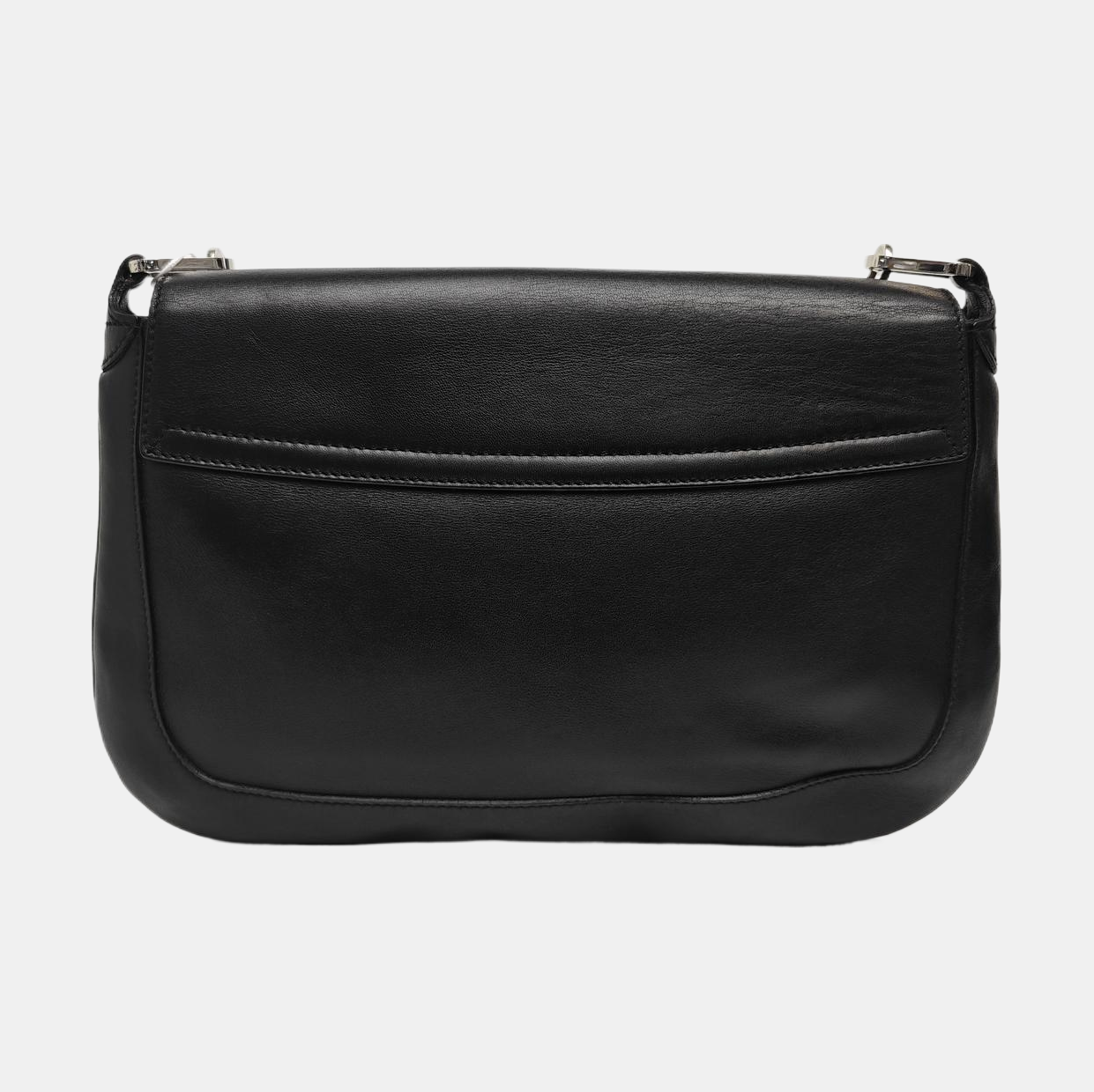Calfskin Shoulder Bag Black
