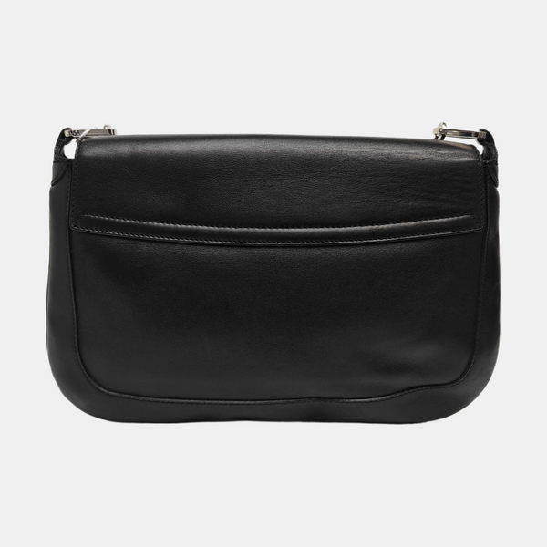 Calfskin Shoulder Bag Black