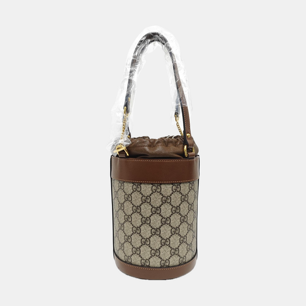 Horsebit 1955 Small Coated Canvas Beige
