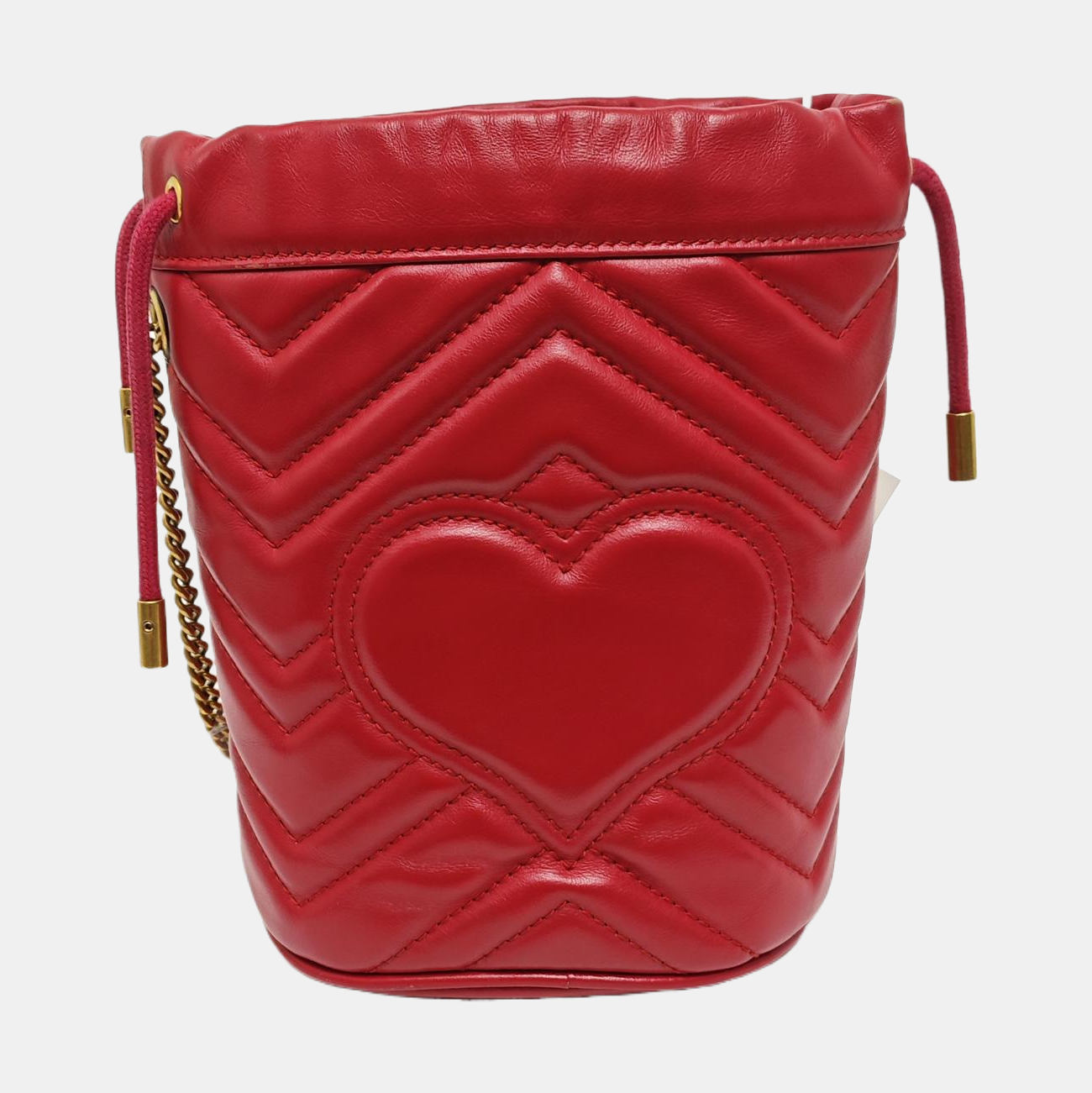 GG Marmont Mini Quilted Calfskin Red