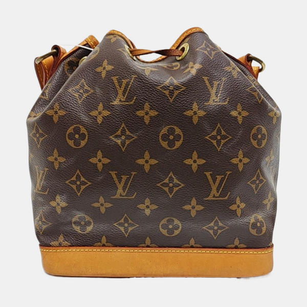 NOÉ BB Monogram Coated Canvas Brown
