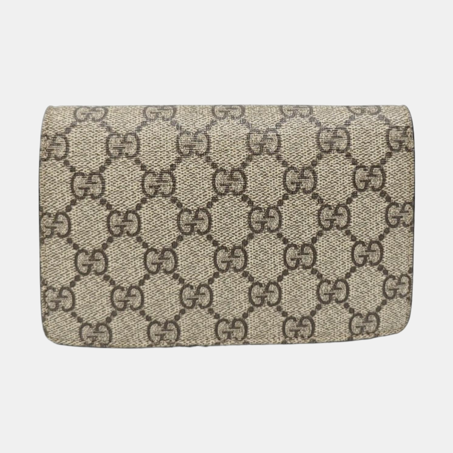 Dionysus Super Mini Monogram Coated Canvas Beige