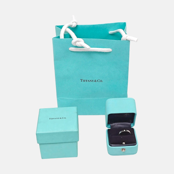 Tiffany & Co. Platinum 950 Silver Ring EU 48
