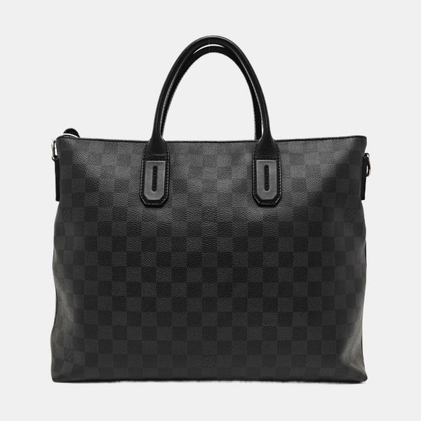 7 DAYS A WEEK Damier Graphite Coated Canvas Gray