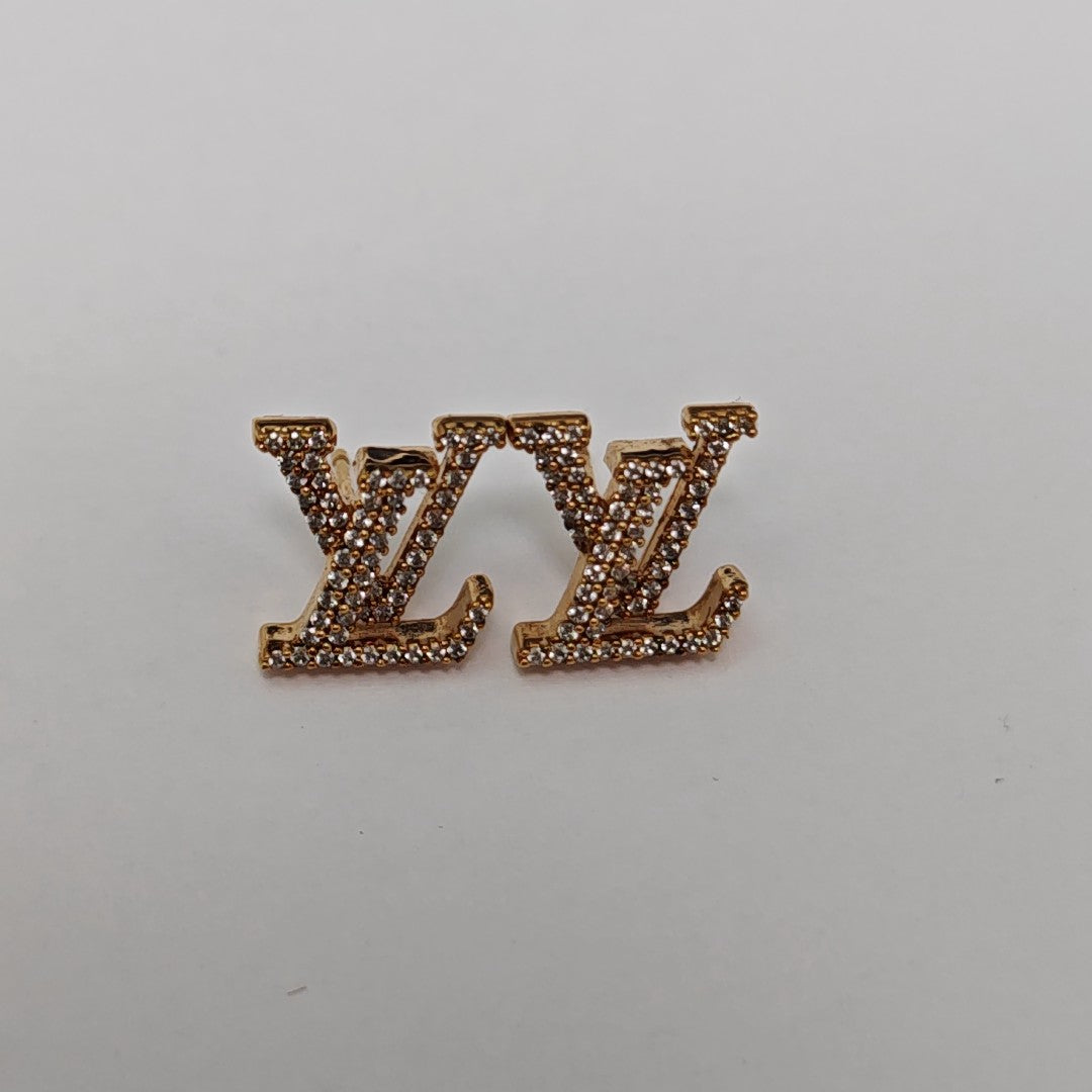 Metal Gold Stud Earrings