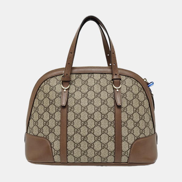 Microguccissima Monogram Coated Canvas Beige