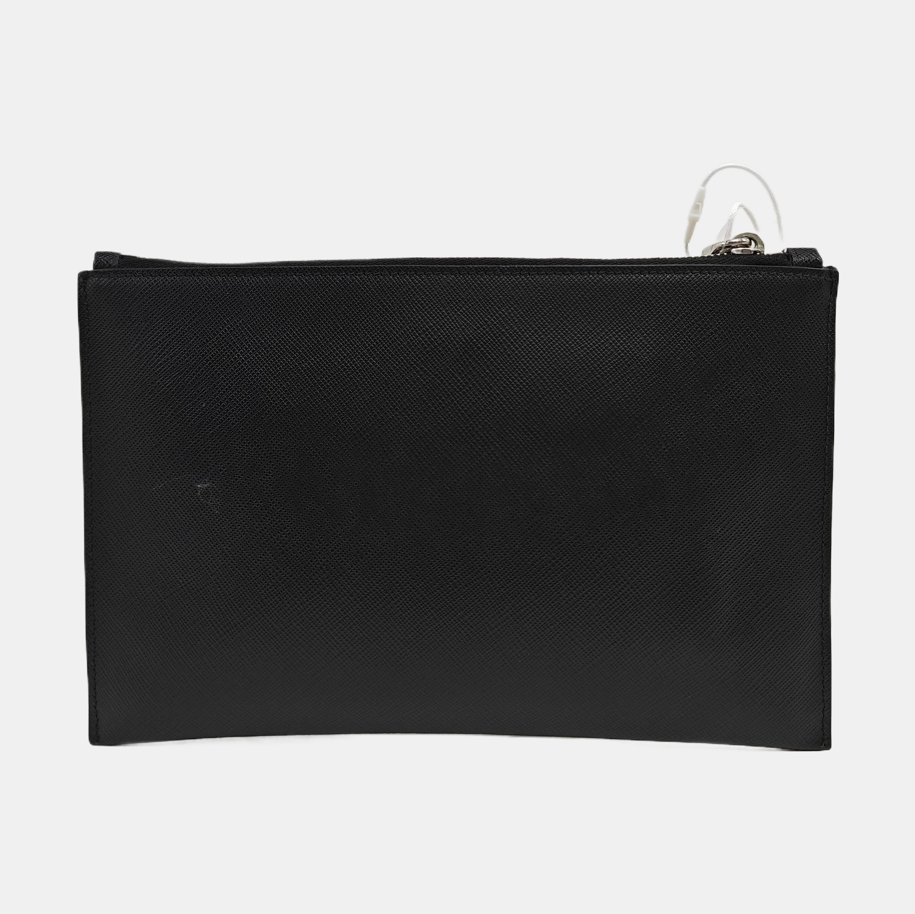 Saffiano Calfskin Clutch Black