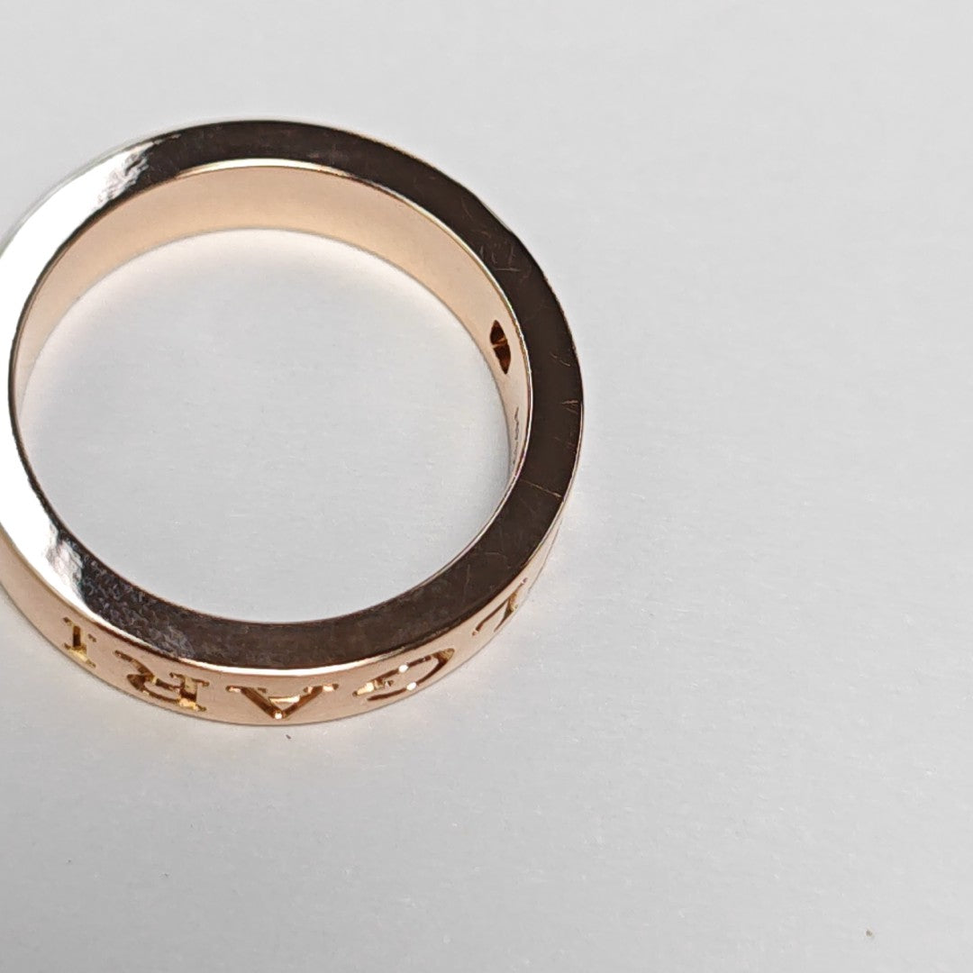 B.ZERO1 18k Rose Gold Ring EU 50