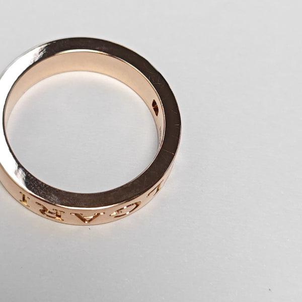 B.ZERO1 18k Rose Gold Ring EU 50